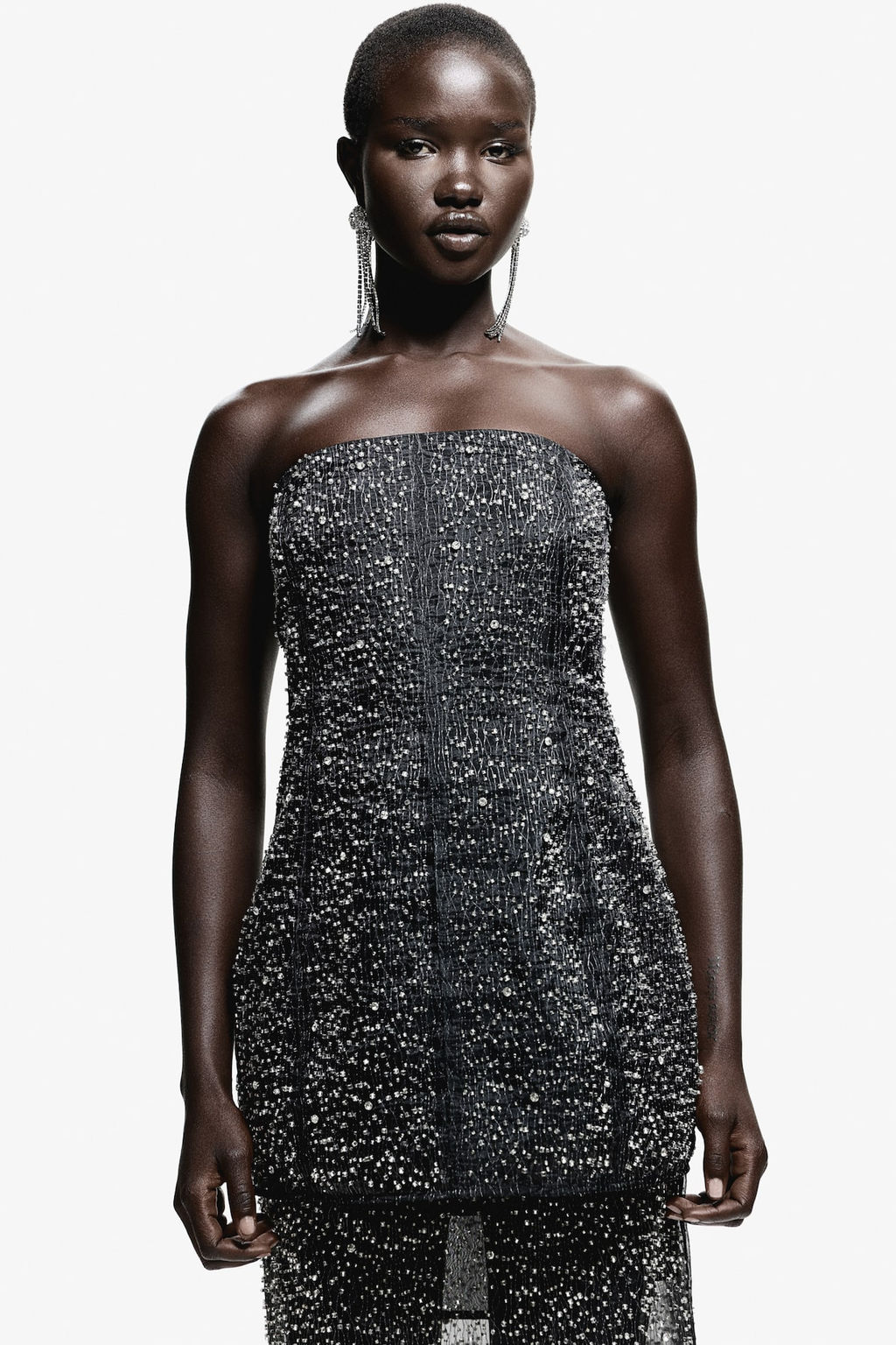 Top bandeau con detalles decorativos