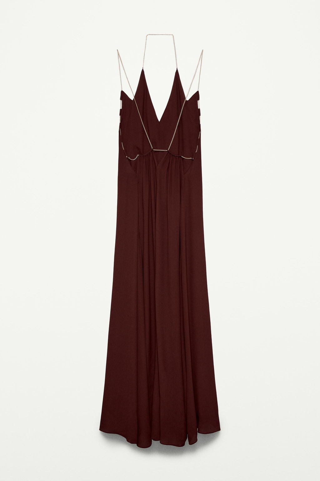 CAMISOLE DRESS WITH CHAIN - THE ITEM ZARA WOMAN  фото 6
