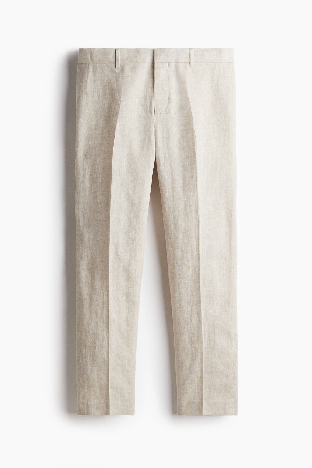 Pantal?n de traje en lino Slim Fit - H&m фото 6