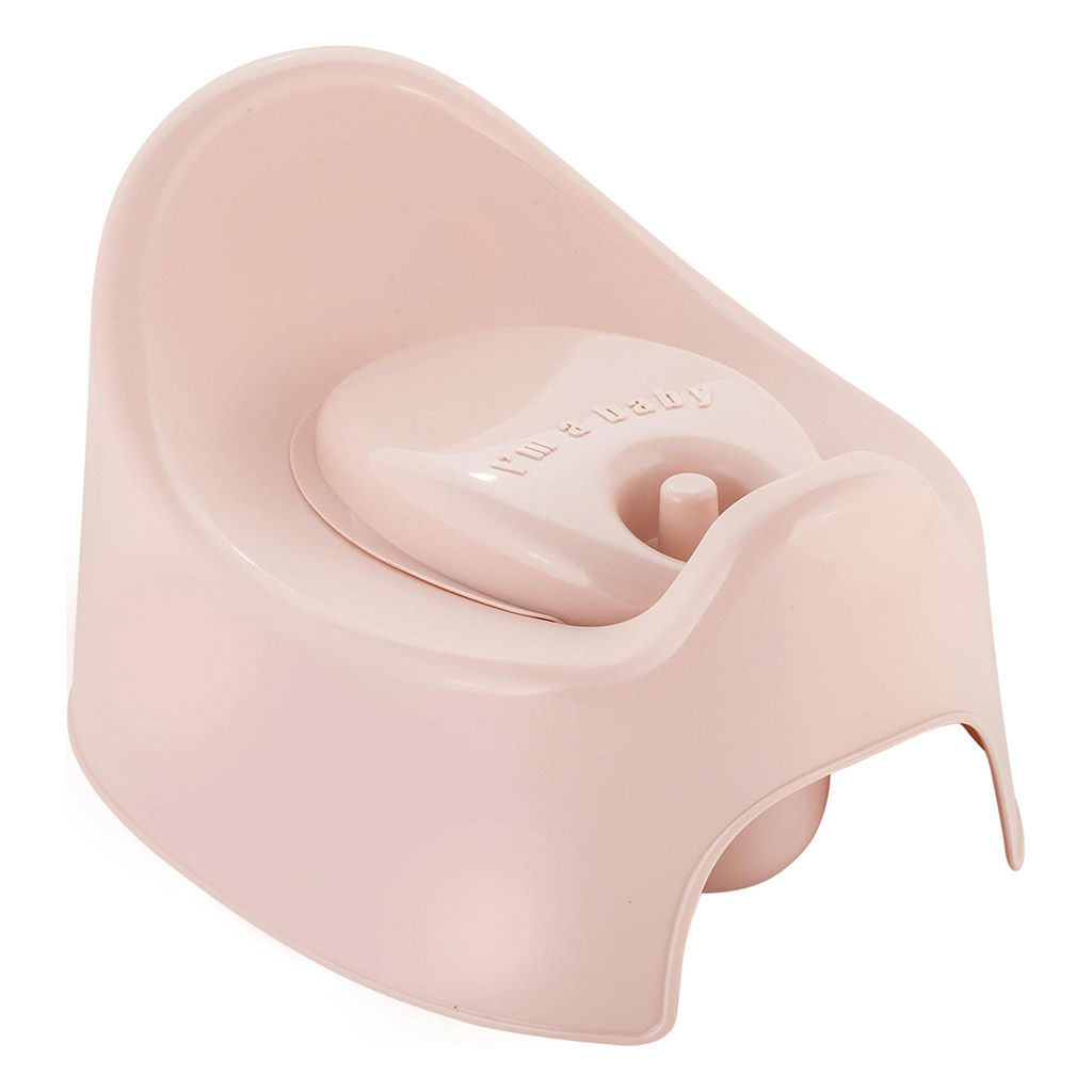 Lalababy Горшок детский пластмассовый Follow Me 28,5х23,7х18см, с высокой спинкой, розовый зефир, с крышкой (Россия) - Домашняя мода фото 2