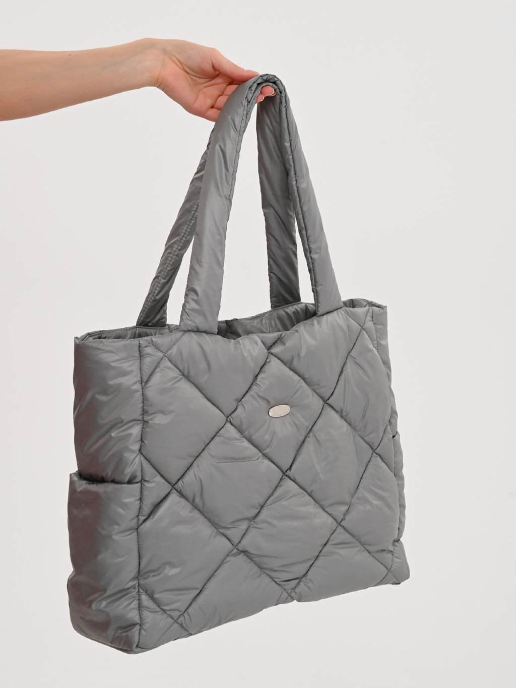 Сумка из стеганой плащевой ткани на синтепухе - А+б коллекция фото 3