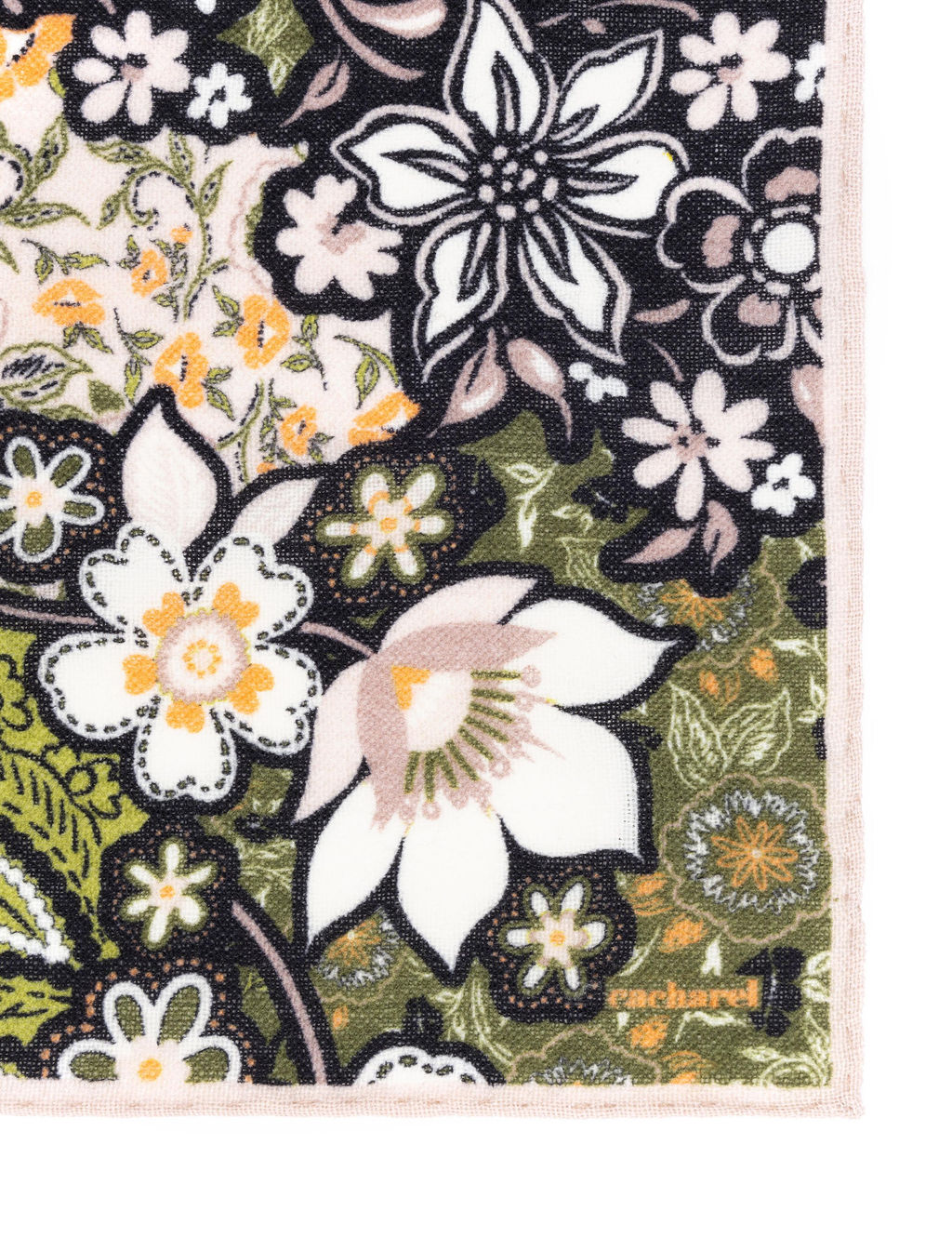 Зеленый шерстяной платок - Cacharel фото 5