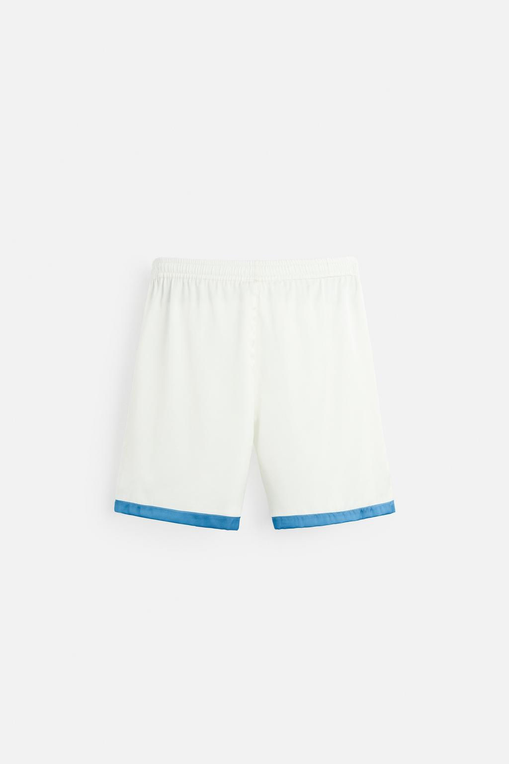 PRINTED SATIN BERMUDA SHORTS - Zara фото 8