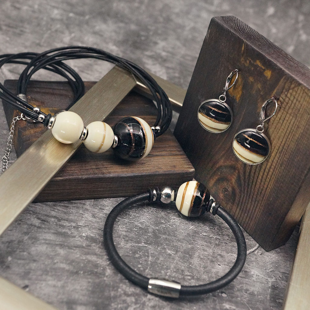 Серьги из муранского стекла DRESS CODE LS2863 - Vloes фото 6