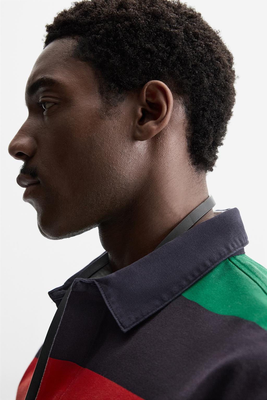 STRIPED POLO SHIRT - Zara фото 7