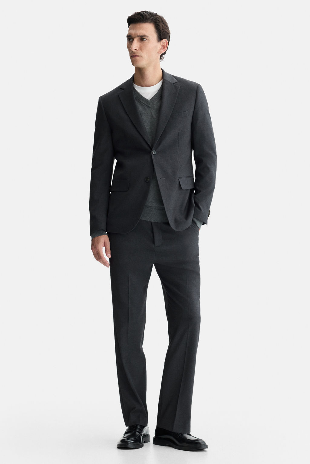 Americana de botonadura sencilla Regular Fit - H&m фото 10