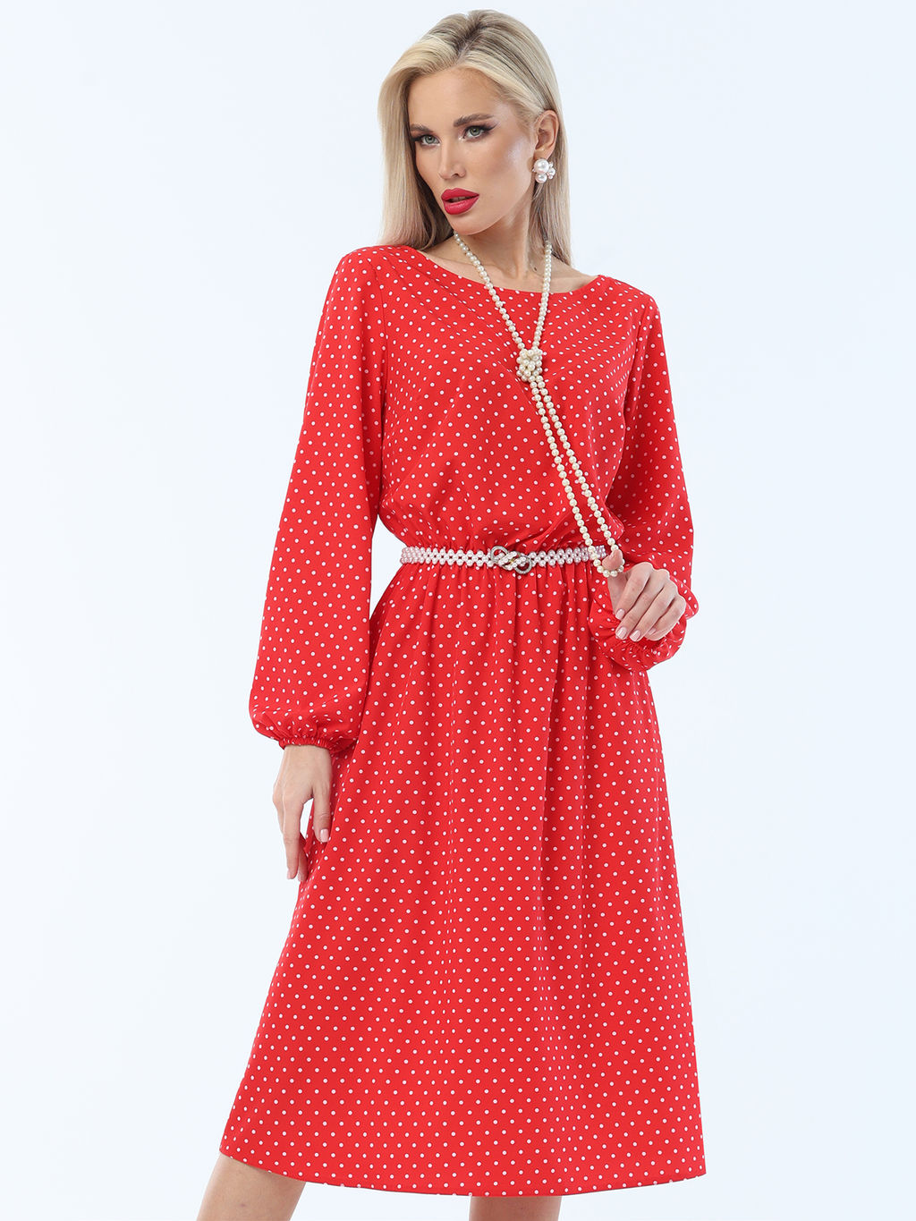 Платье Ставка на женственность, рэд - Dstrend фото 10