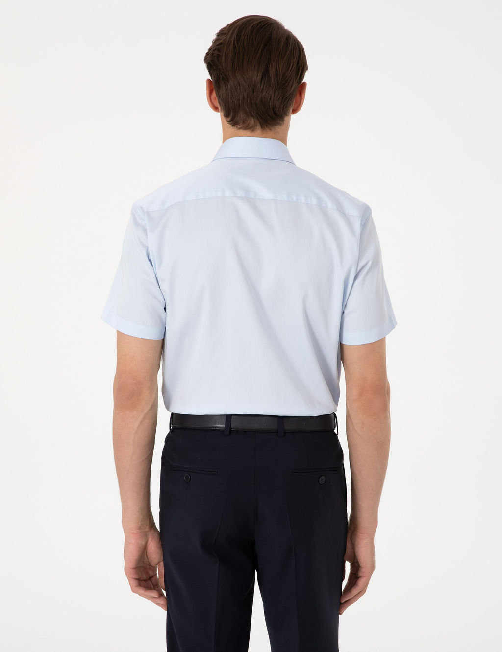 A__k Mavi Regular Fit Uzun Kollu Basic G_mlek