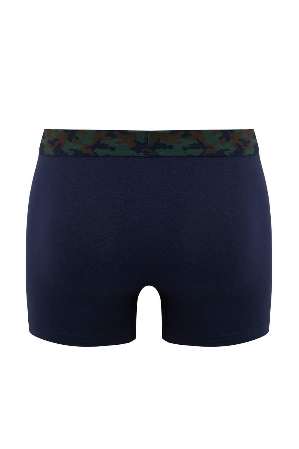 Lacivert Gentlemen Desen Lastikli 4lu Paket Pamuklu Elastanl? Boxer TMNAW26BX00001 - Trendyolmilla фото 10