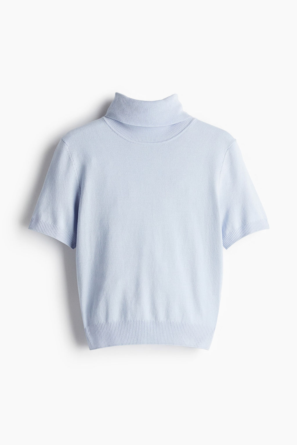 Top de cuello alto en punto fino - H&m фото 5