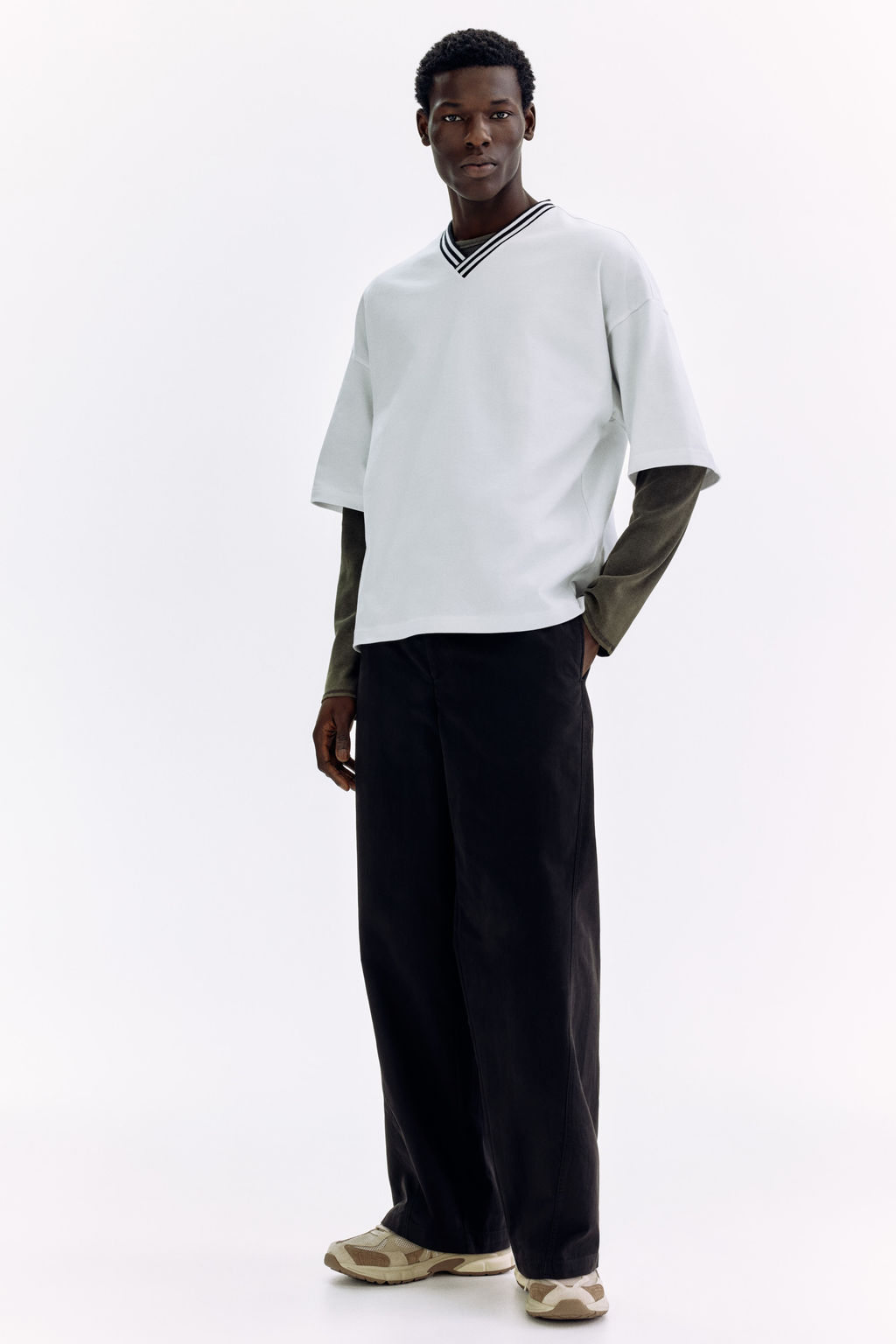 Camiseta de algod?n Oversized Fit - H&m фото 7