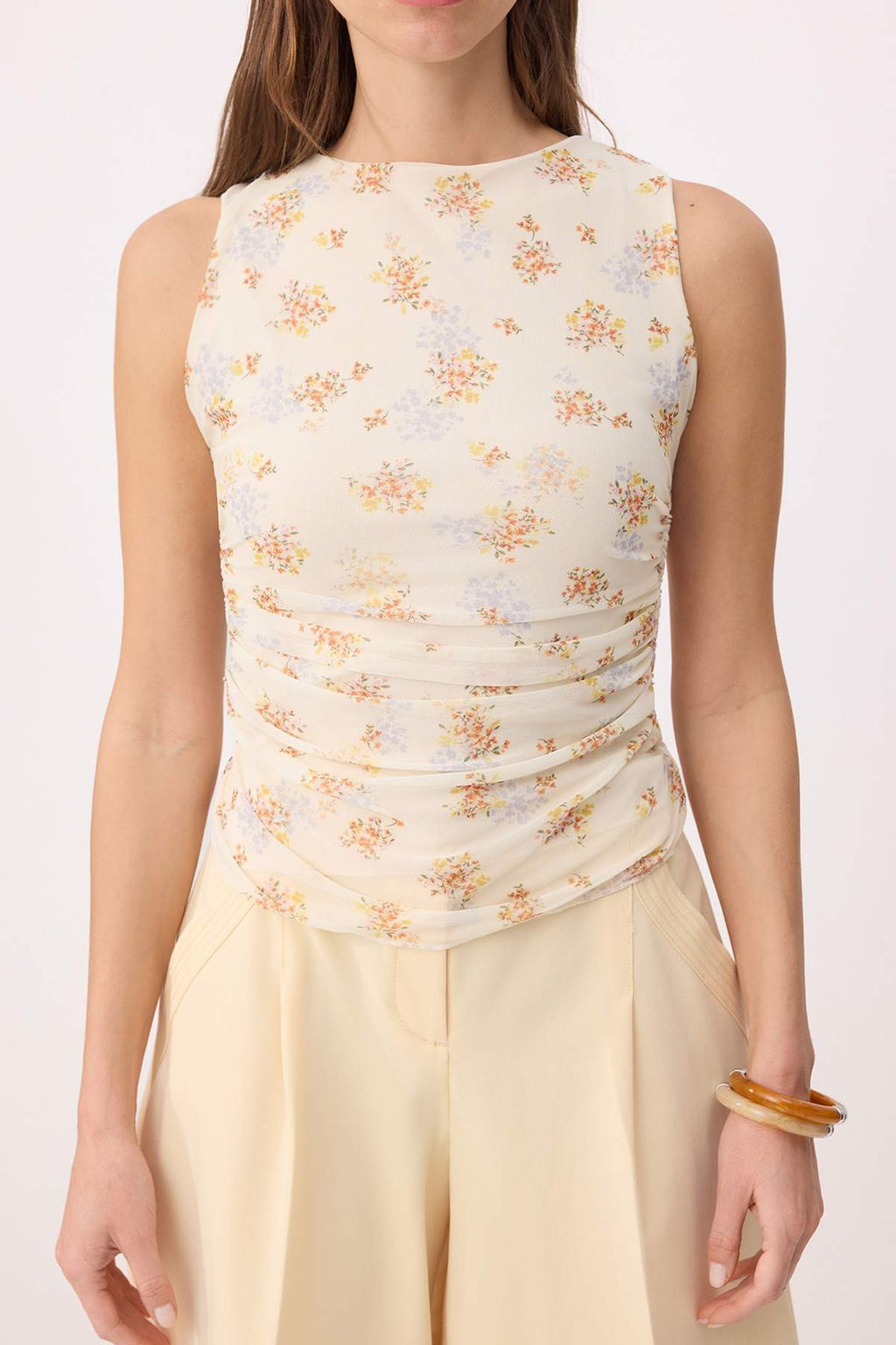 Siyah Fitted/Vucuda Oturan Kolsuz Buzgulu Crop/K?sa Tul Orme Bluz TWOSS26BZ00349 - Trendyolmilla фото 7