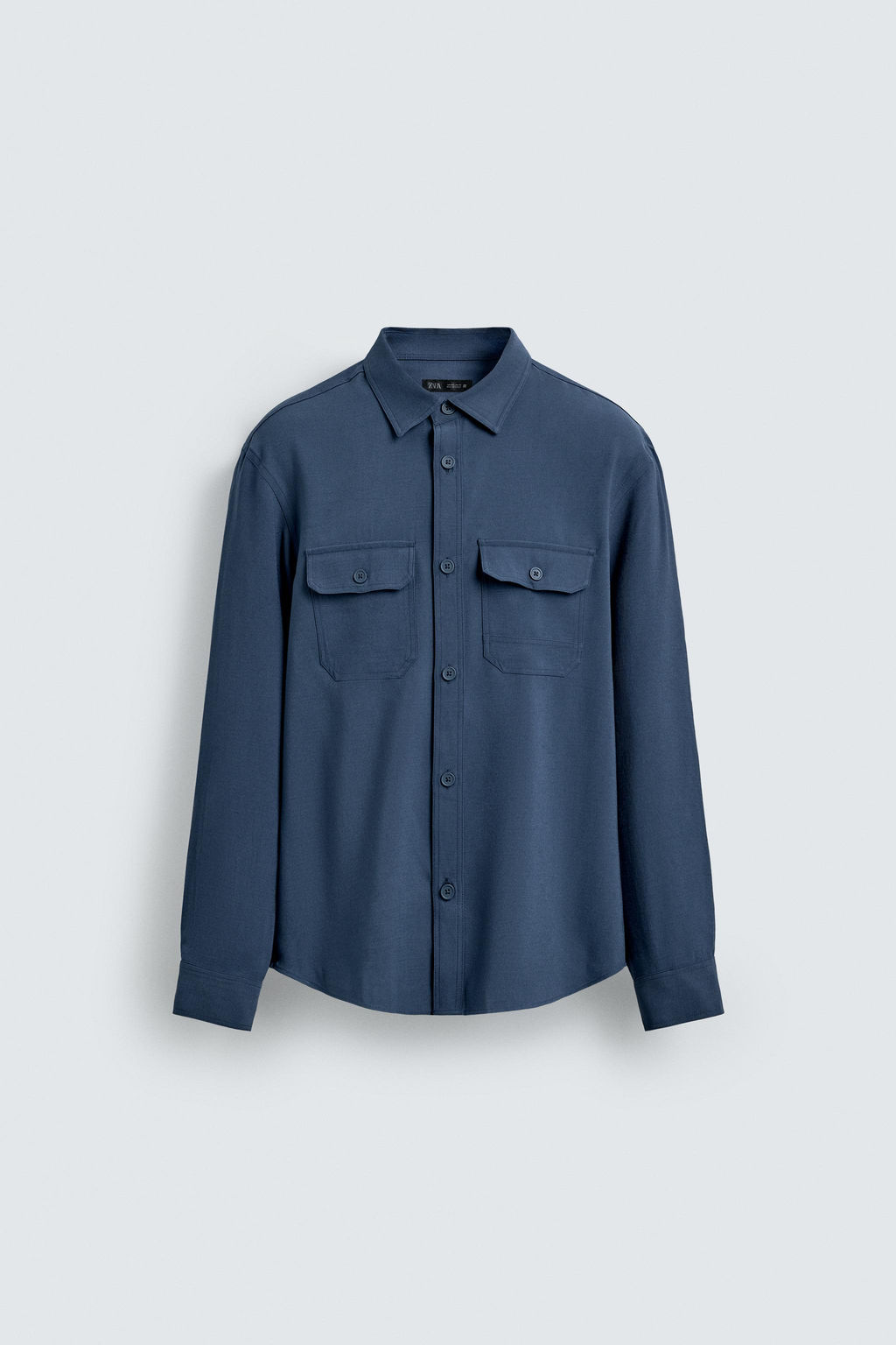 FLOWING SHIRT WITH POCKETS - Zara фото 7