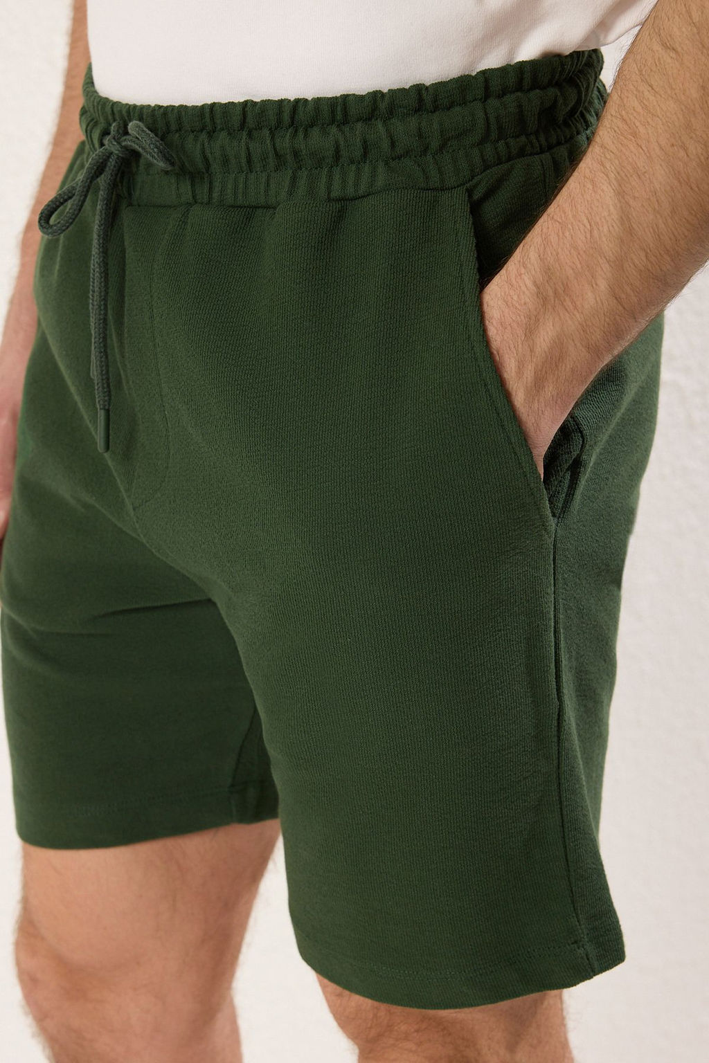 TRENDYOL MAN Premium Siyah Regular %100 Pamuklu Dokulu Sort TMNSS23SR00035 - Trendyolmilla фото 5