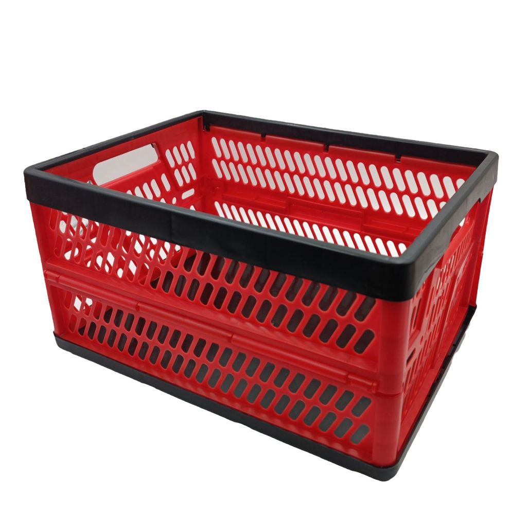 Ящик для хранения овощей п/эт. складной 475х350х240мм 35л микс цветов