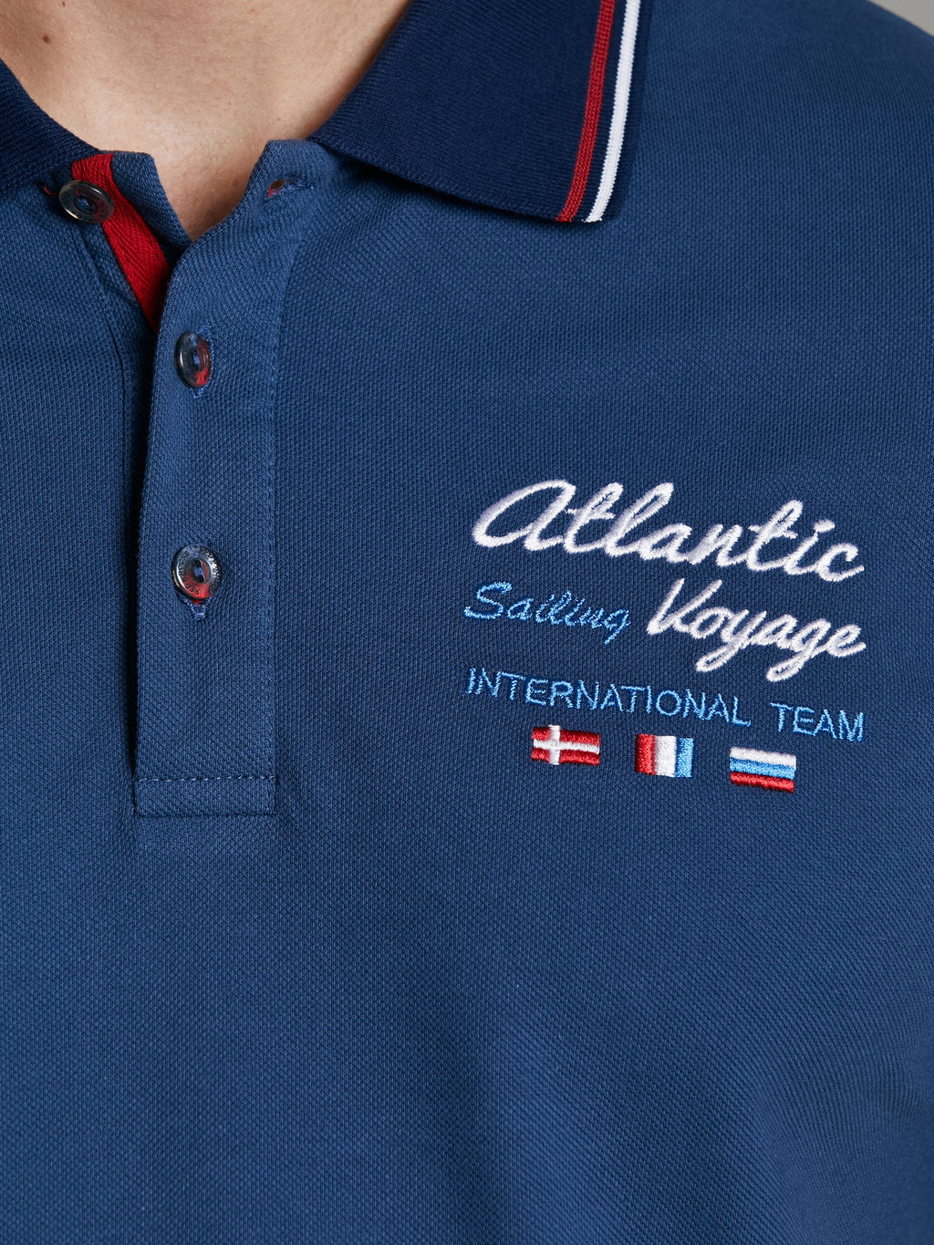 Поло мужское Yachting 65M-RR-1230F RED-N-ROCKS - Addic фото 5