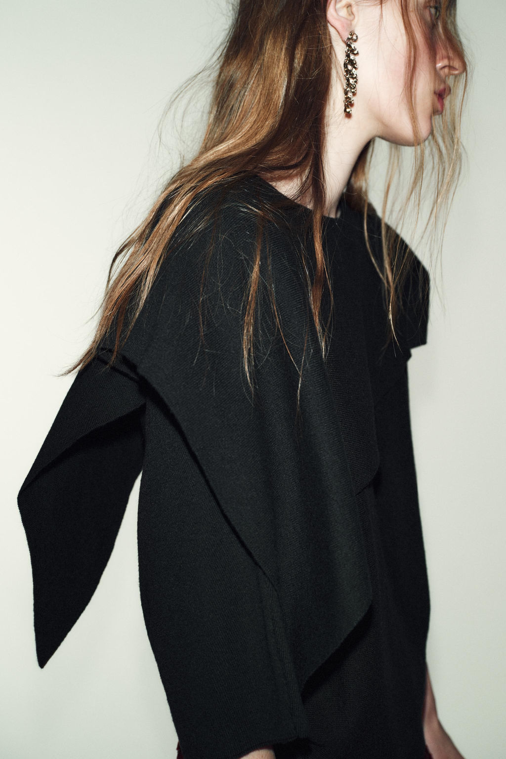 KNIT CAPE JUMPER - Zara фото 3