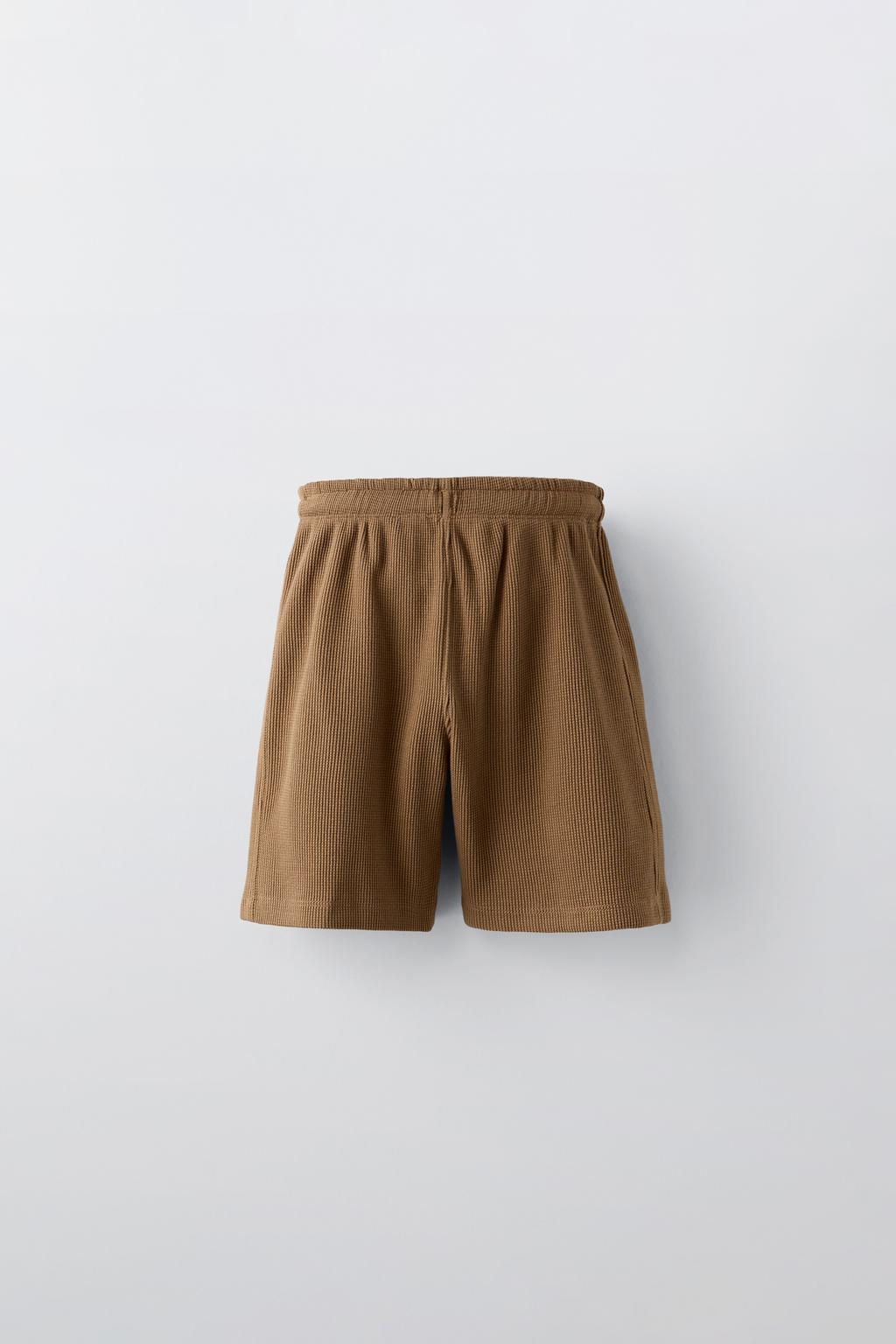 WAFFLE-TEXTURE BERMUDA SHORTS - Zara фото 2
