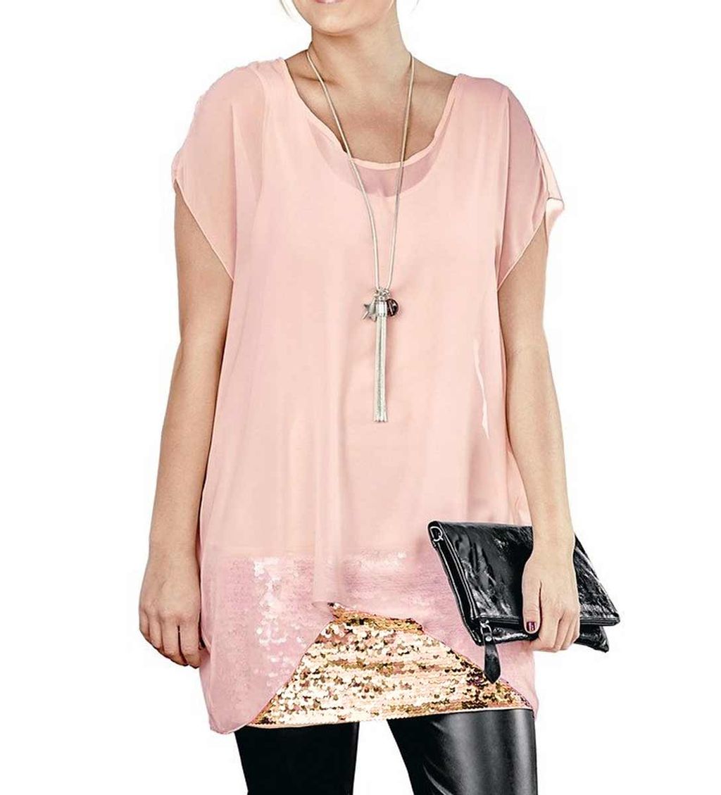 Блузка, розовая - Linea tesini фото 6