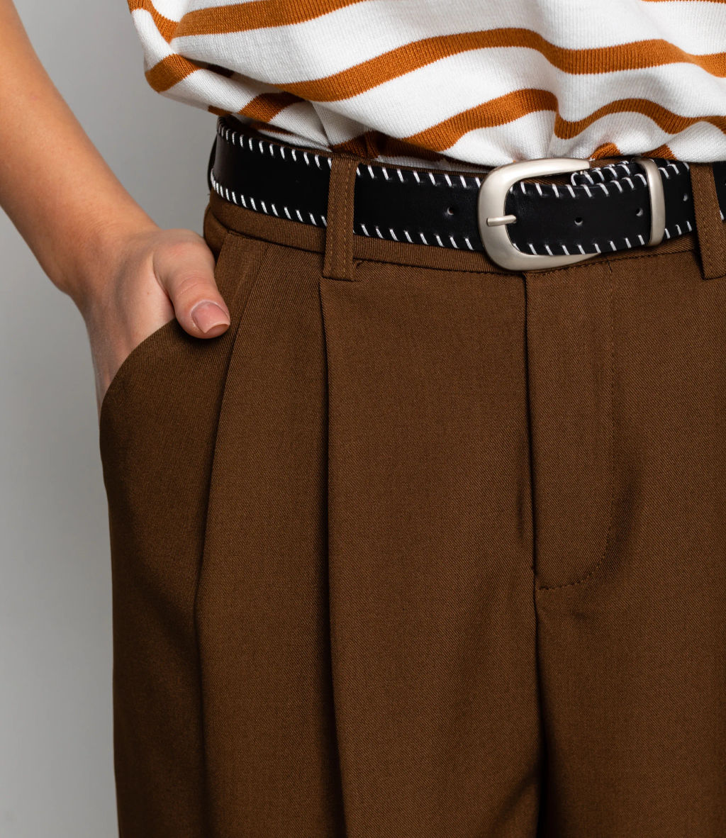 Брюки #КТ25993, коричневый - Dommod фото 5