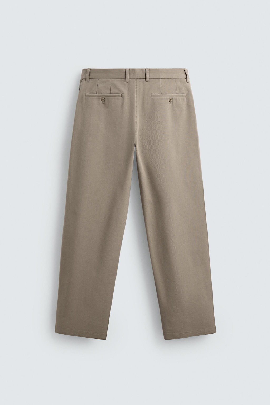 TEXTURED STRAIGHT-LEG TROUSERS