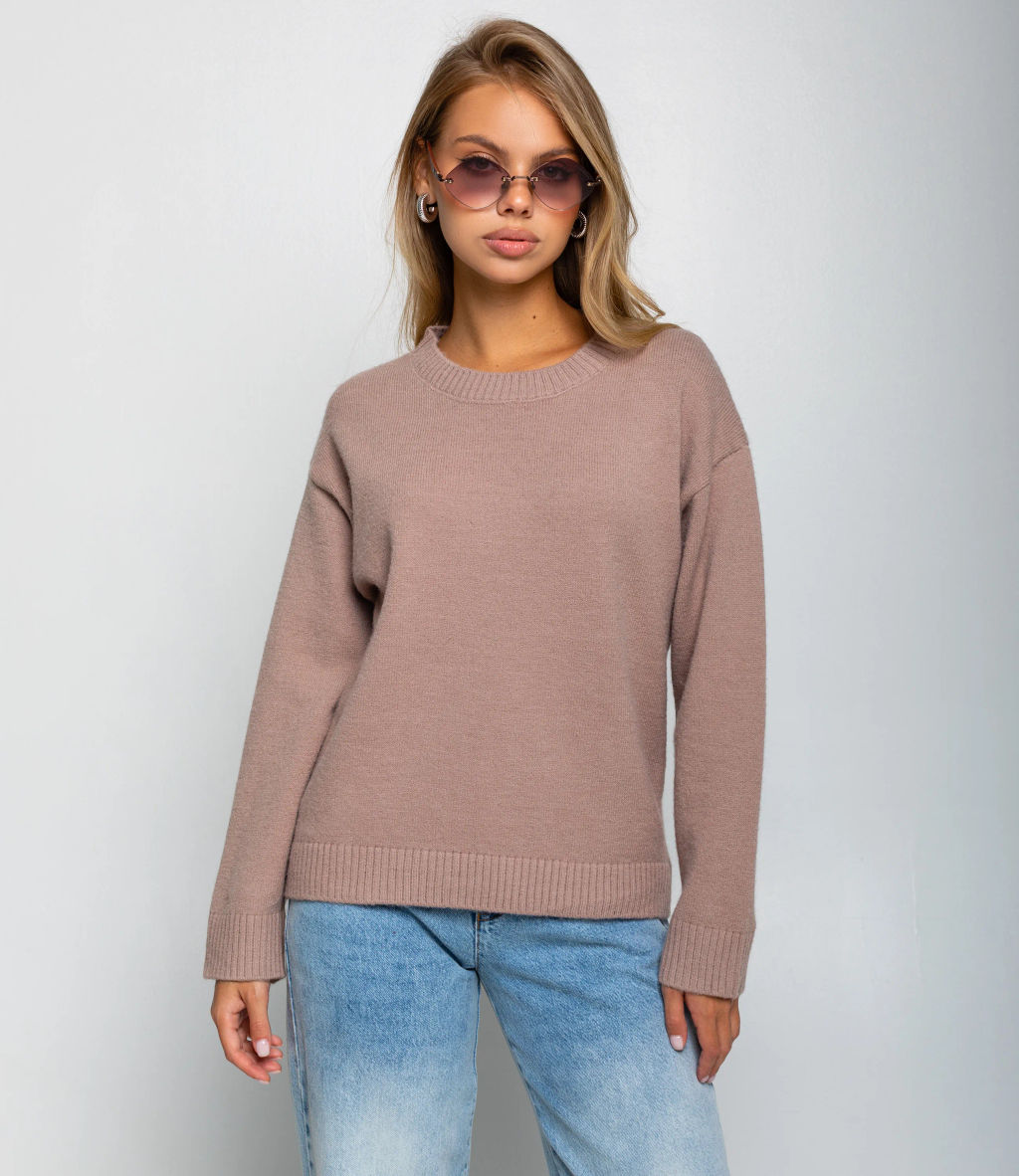 Джемпер #ОКТ125005, капучино