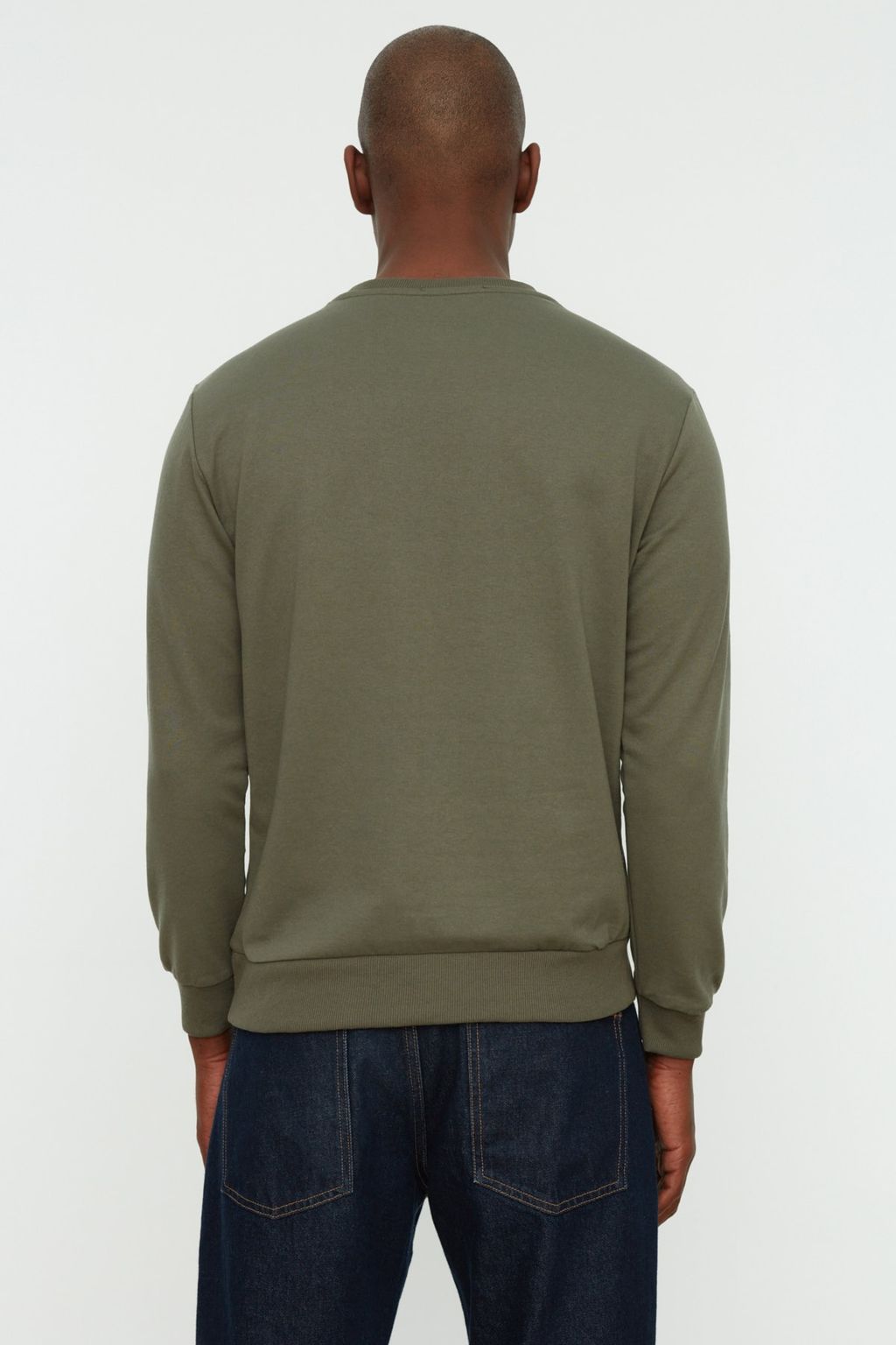 TRENDYOL MAN Haki Regular/Normal Kesim Uzun Kollu Sweatshirt TMNAW20SW0164 - Trendyolmilla фото 30