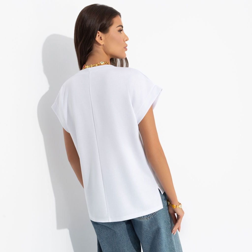 Футболка со спущенным плечом Оттенок настроения (heart) - Charutti фото 11