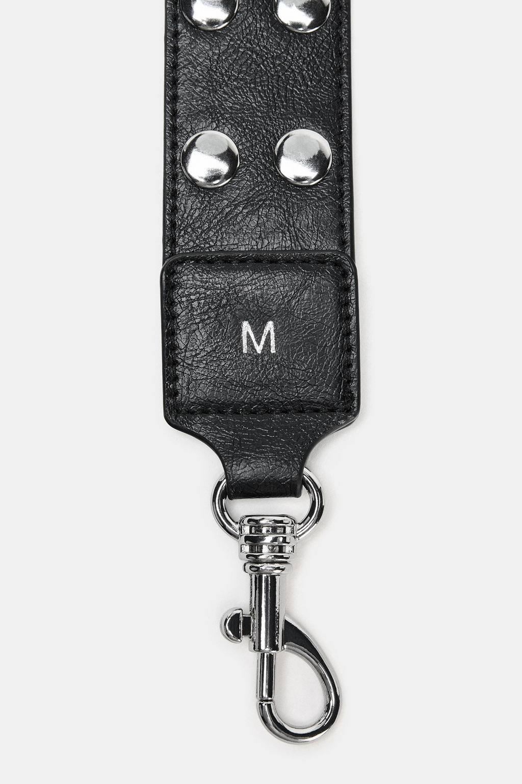 BANDOLERA PARA BOLSO TACHAS / Negro