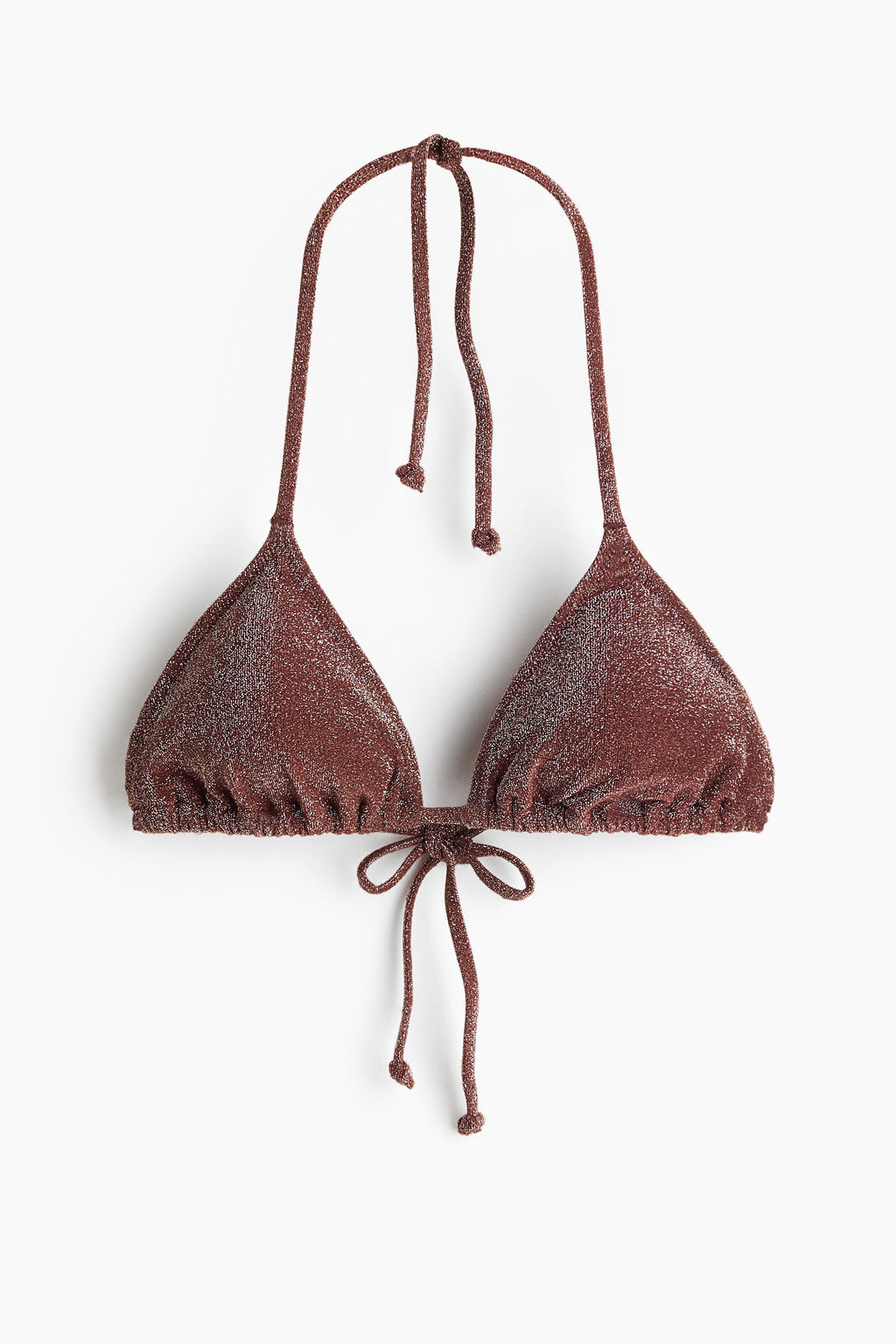 Top de bikini triangular con relleno - H&m фото 2