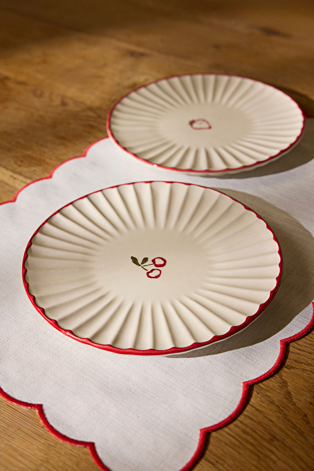 Trendyolmilla Home 4lu Seramik Meyve Desenli Pasta Tabag? Seti 22cm TPHSS25TBK00010  фото 2