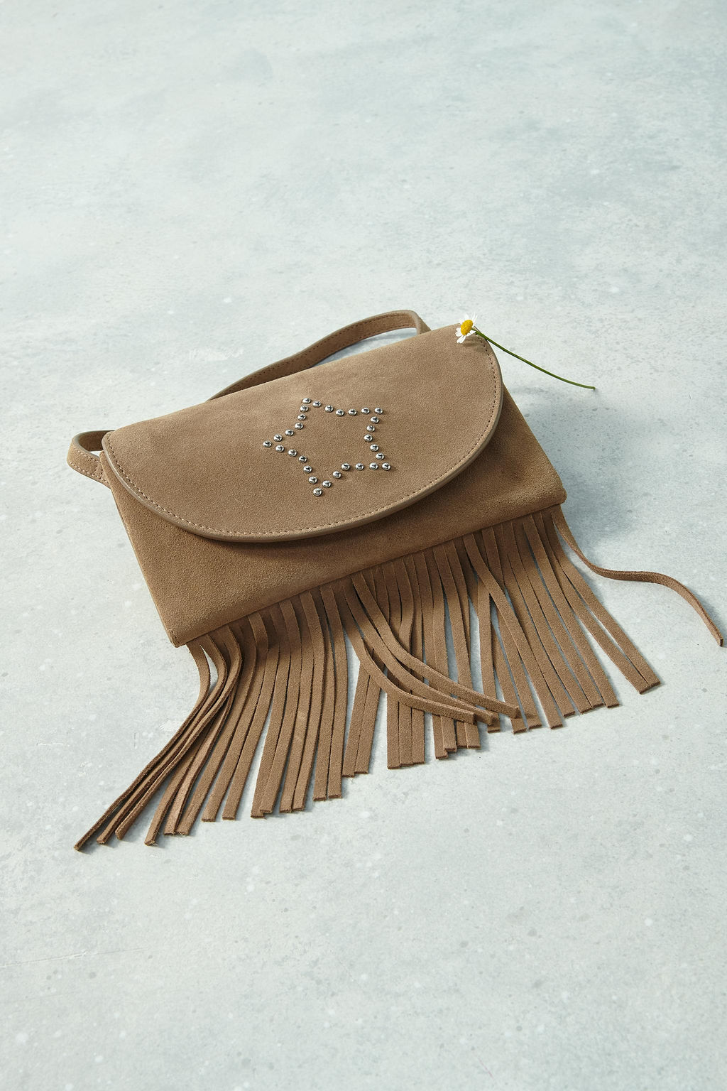 LEATHER FRINGED BAG - Zara фото 7