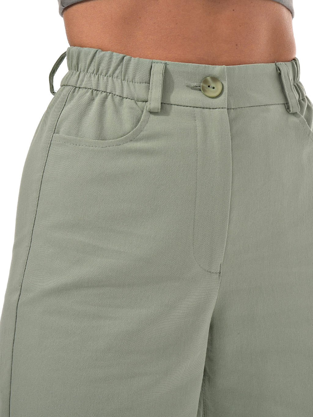 Хлопковые деним брюки ЦВЕТ КРАСНЫЙ! - А+б коллекция фото 9