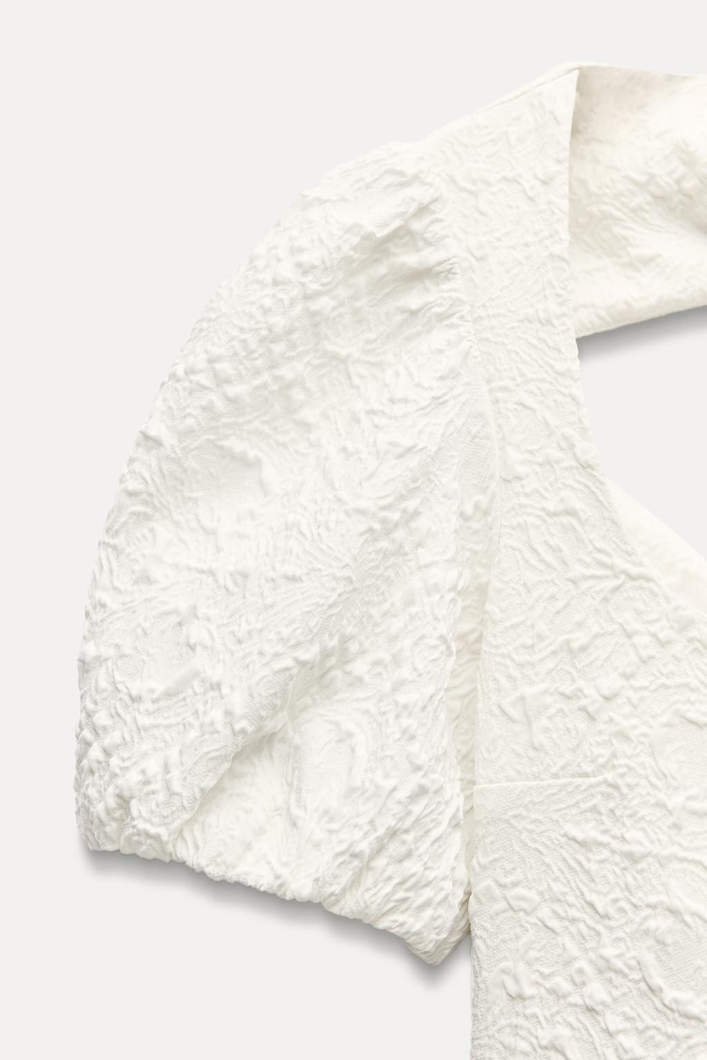 JACQUARD MIDI DRESS - Zara фото 8