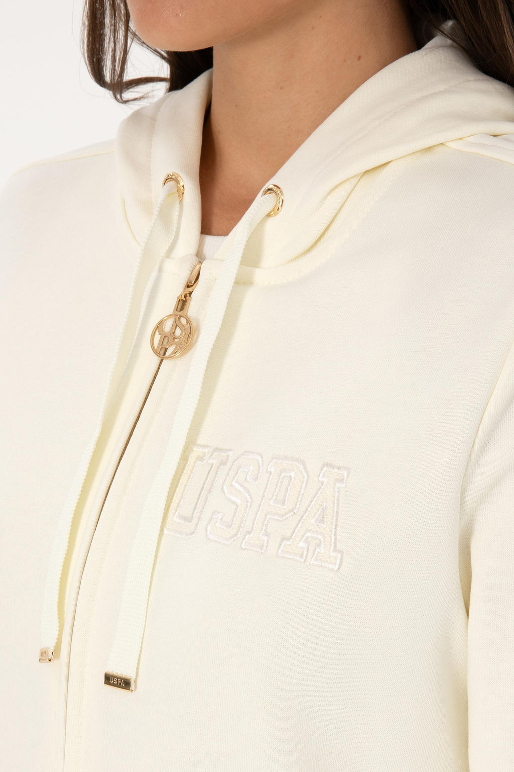 Kad_n BEYAZ Basic Sweatshirt Sepette S_rpriz _ndirim - U.s. polo assn фото 7