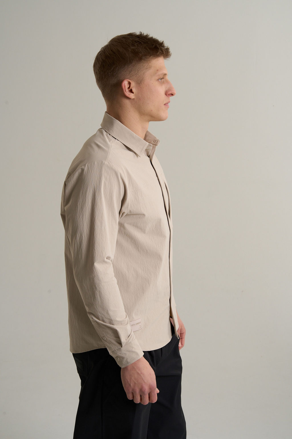 Рубашка Хаки COMMUTE LS Shirt - Anta фото 3