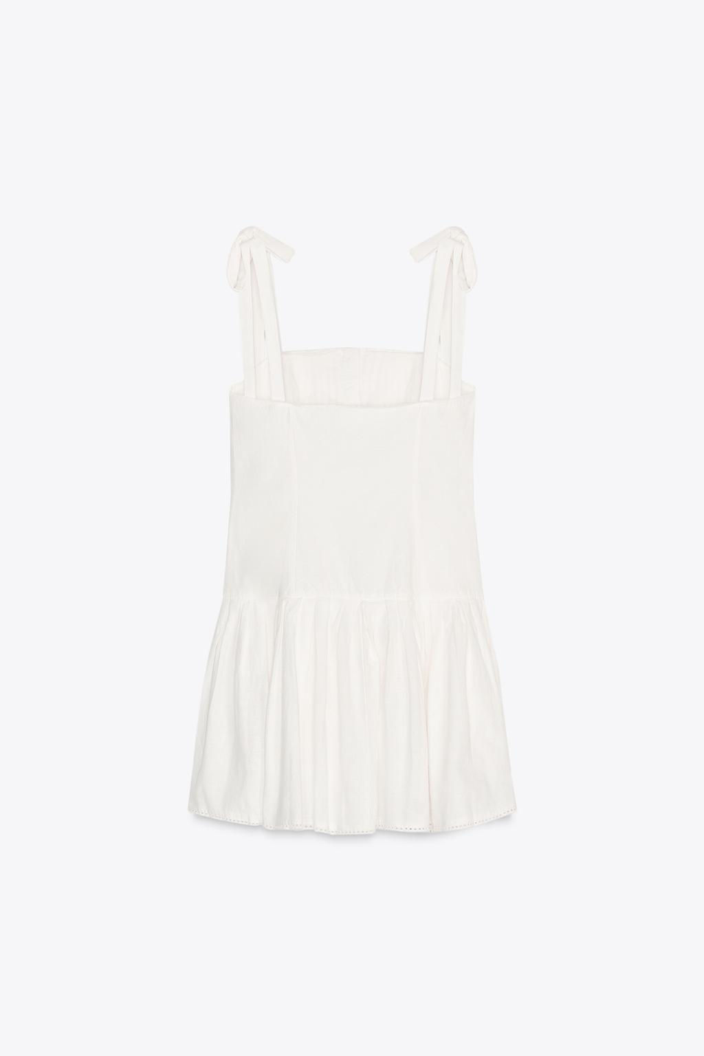 SHORT PINTUCK PLEATED DRESS - Zara фото 10