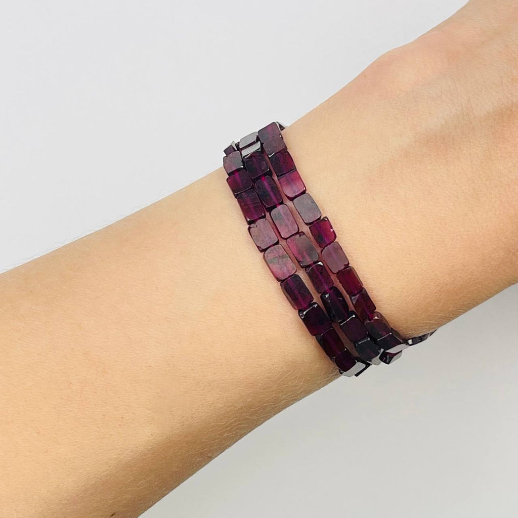 Бусины для украшений из Граната "Альмандин" 32 см