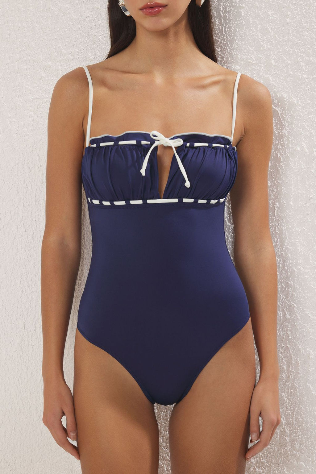 TRENDYOLMILLA Siyah Straplez Baglama Detayl? F?rf?rl? Regular Pretty Mayo TBESS25MA00047  фото 3