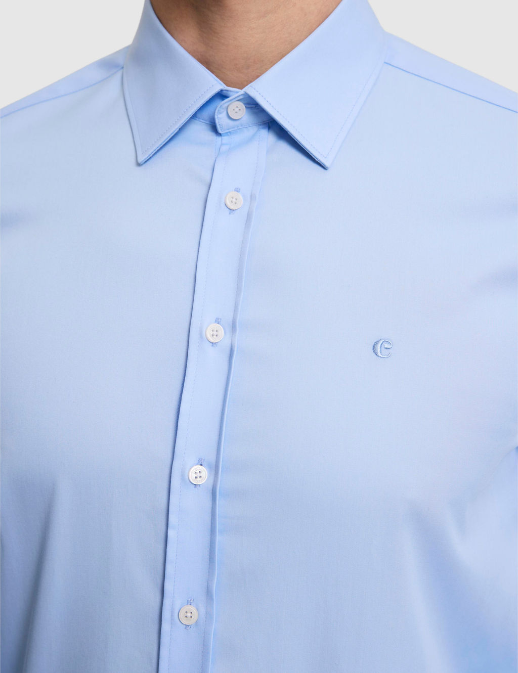 Mavi Slim Fit Klasik Yaka Basic G_mlek
