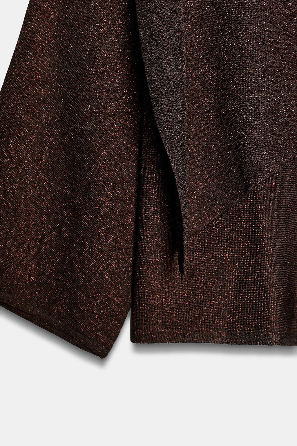 METALLIC THREAD KNIT CAPE JUMPER - Zara фото 5