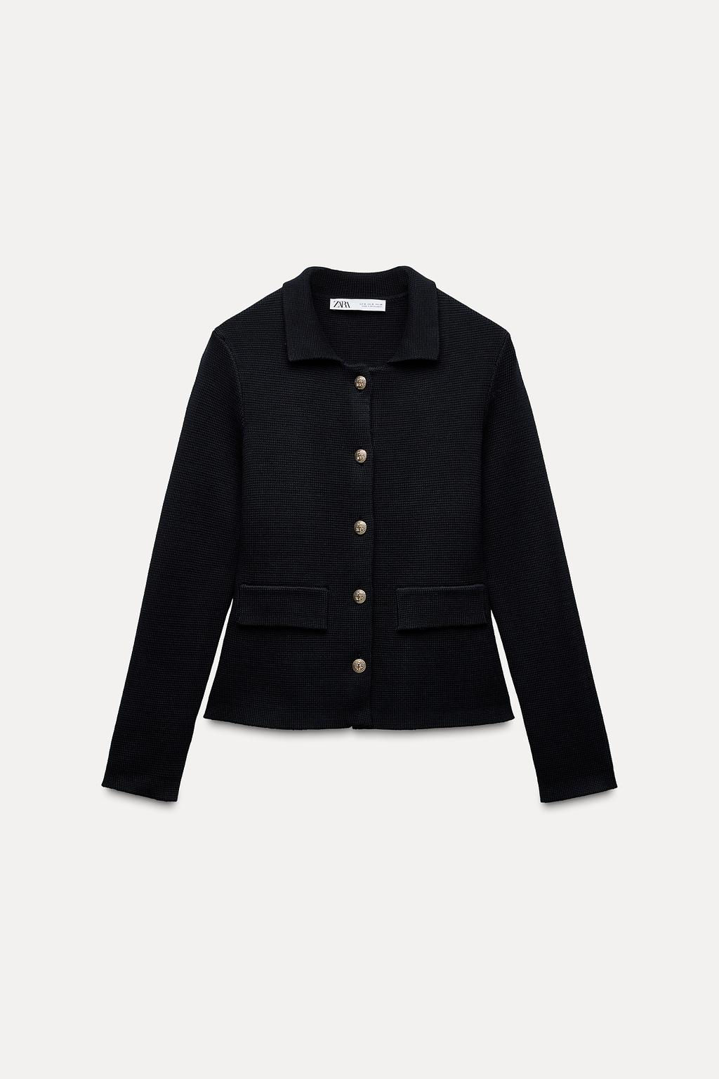 BUTTONED KNIT CARDIGAN - Zara фото 4