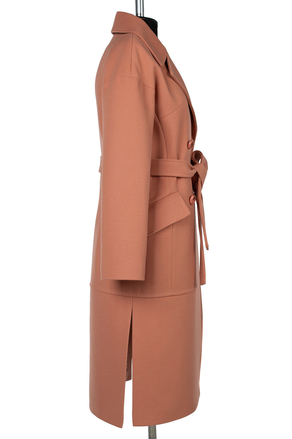 Пальто женское демисезонное (пояс) - El podio фото 13