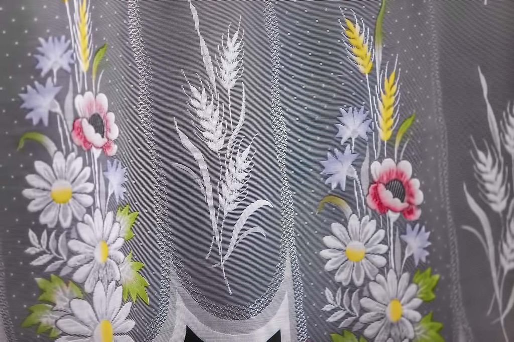 Готовые шторы арт. 9011, Ktosy (Ктосы), 350 см ширина х 150 см высота, на универсальной ленте - Haft фото 2