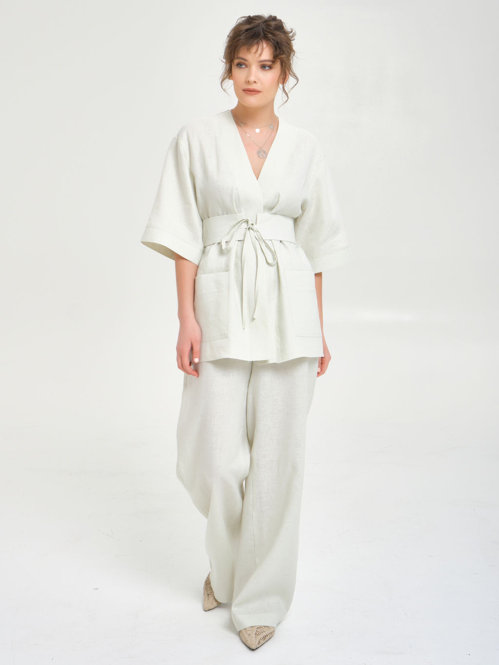 Брюки изо льна - Stilla фото 7