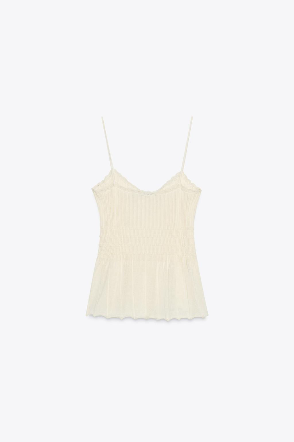RIBBED KNIT TOP - Zara фото 8