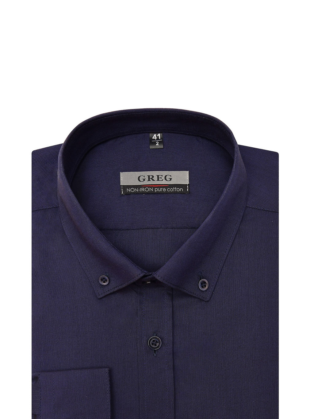 Сорочка мужская длинный рукав GREG 240/231/0965/Z/P/b  фото 3