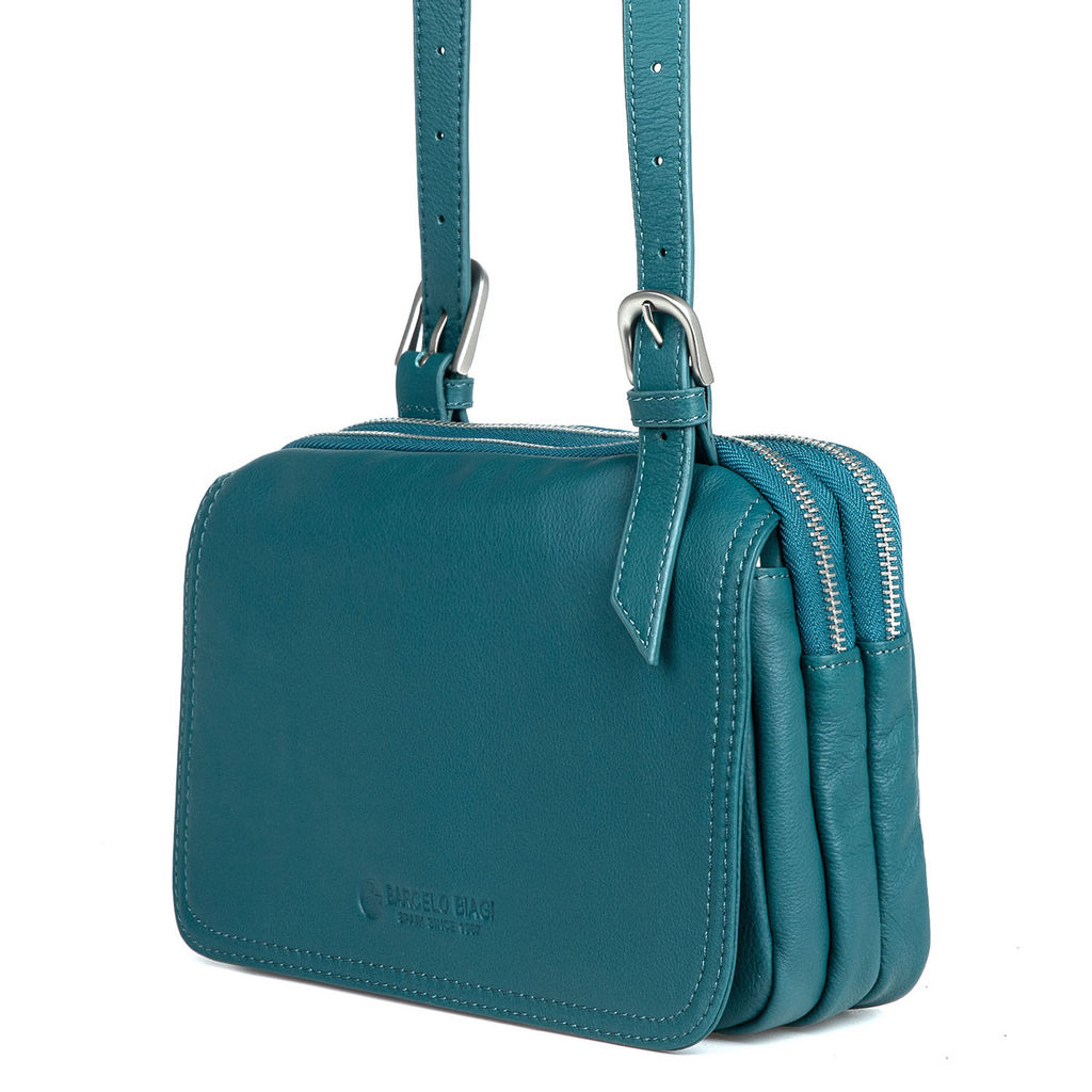 Женская кожаная сумка Кросс-боди - Barcelo biagi фото 2