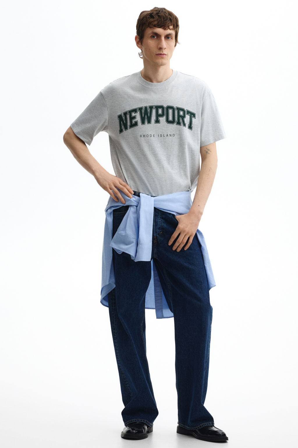 Camiseta con estampado Loose Fit - H&m фото 12