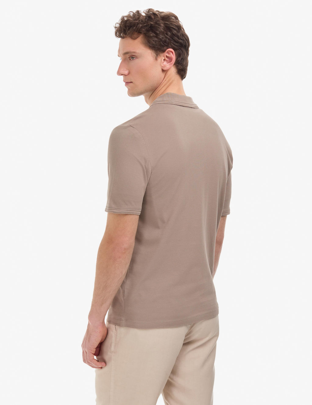 Koyu Vizon Regular Fit %100 Pamuk K_vr_lmaz Polo Yaka Basic Ti__rt
